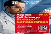 Ph.D. in Applied Cell Sciences  Exceptional Scholarships for Outstanding Students