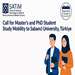 Call for Master and PhD Student Study Mobility to Sabancı University